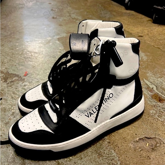 Sold - Authentic Valentino Sneakers and Slides Bundle,mens, size 12 - Picture 2 of 6